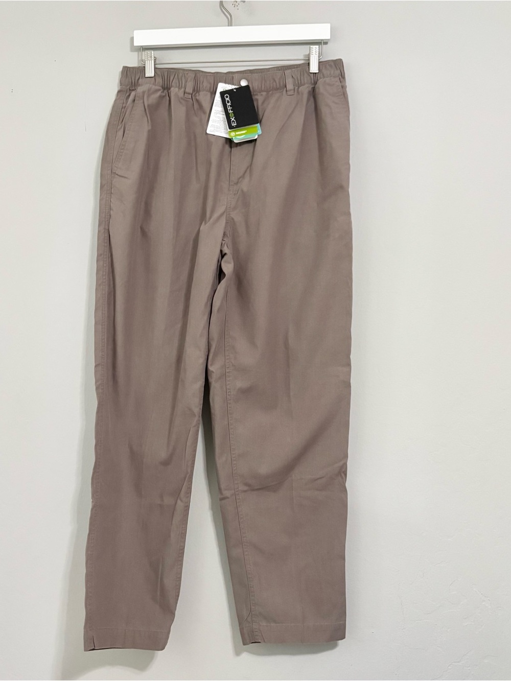 New Exofficio Insect Shield Repellent Everyday Woven Pants Khaki